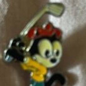 Vintage Felix the Cat Golfing pin